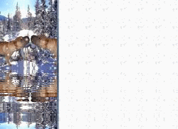 Albanne dans la neige